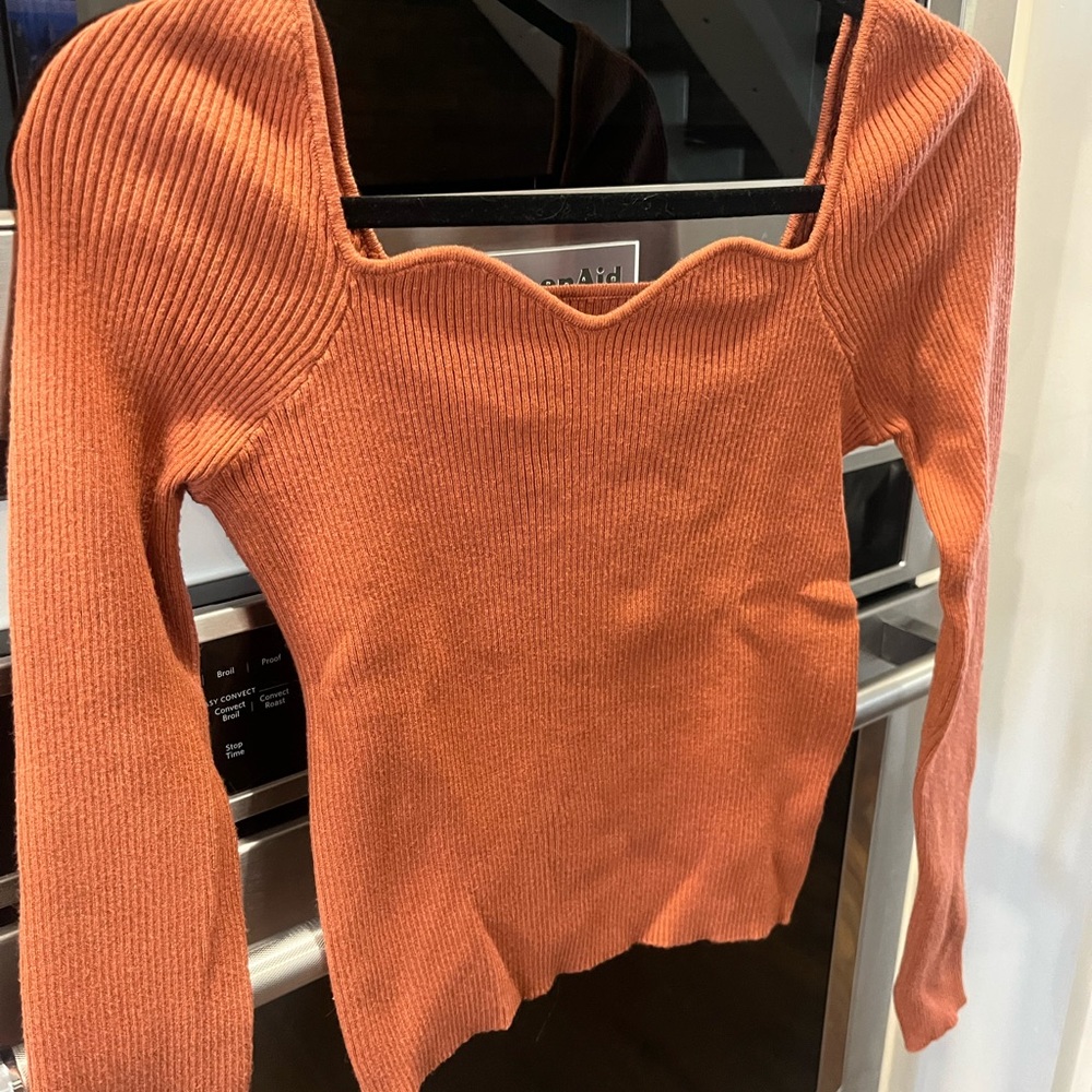 Brown stretching material top size L